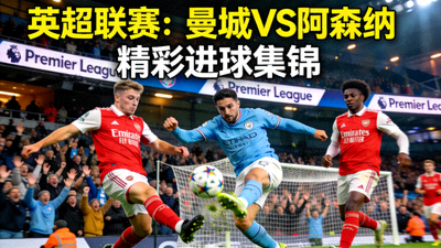英超联赛曼城对阵阿森纳比赛精彩进球集锦